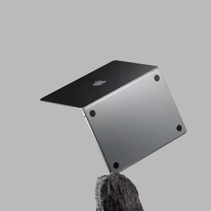 Residential complex landing page on a laptop screen